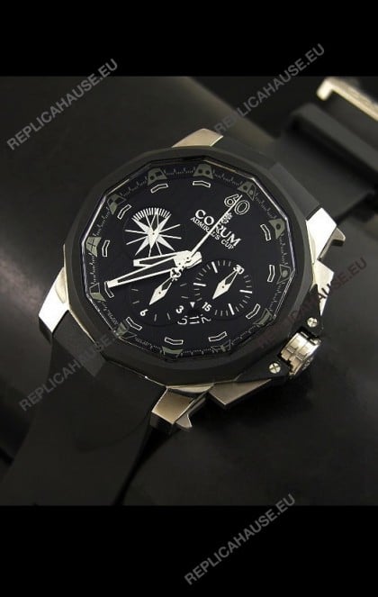Corum Admiral's Cup Challenge Swiss Replica Watch in Black Dial