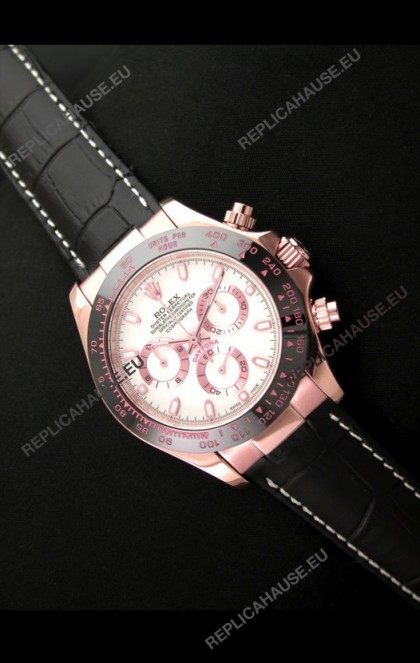 Rolex Oyster Daytona Cosmograph Swiss Replica Rose Gold Watch