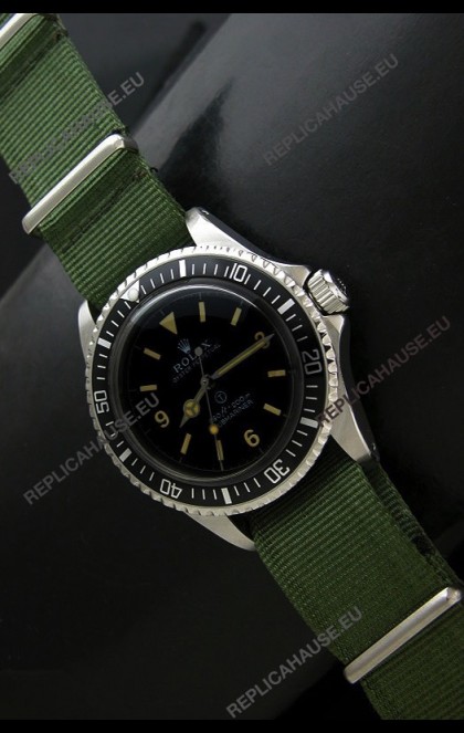 Rolex Submariner Oyster Perpertual Military Swiss Watch