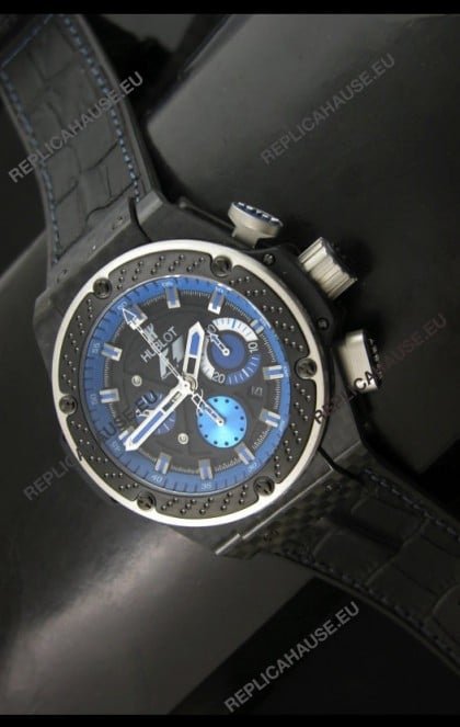 Hublot King Power F1 Interlago Limited Edition Swiss Watch in Blue