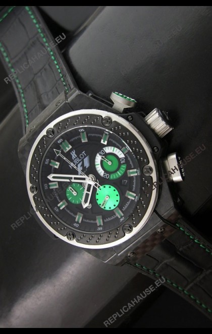 Hublot King Power F1 Interlago Limited Edition Swiss Watch in Green