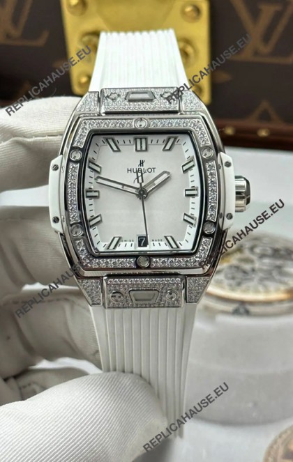 Hublot Spirit of Big Bang Steel Case White Dial 39MM Super Clone Watch 