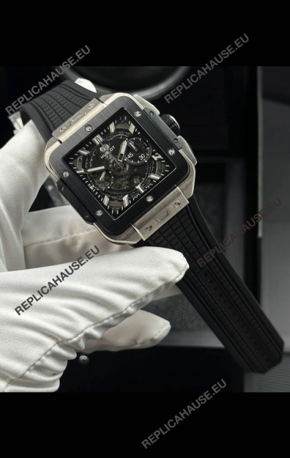 Hublot Square Bang Unico Titanium Case Super Clone Watch 