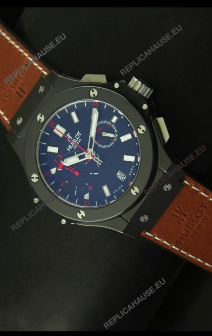 Hublot Big Bang Stainless Ceramic Case/Bezel Swiss Quartz Watch 45MM