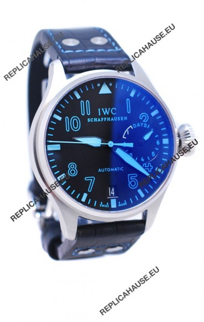 IWC Big Pilot Swiss Replica Watch in Dark Blue Dial
