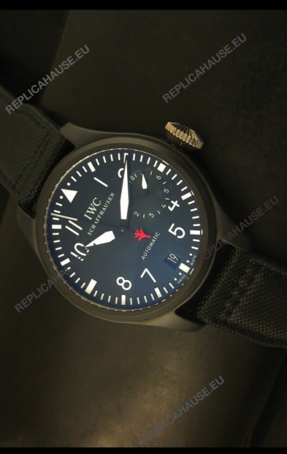 IWC Big Pilot Top Gun Ceramic Case Watch - 1:1 Mirror Replica