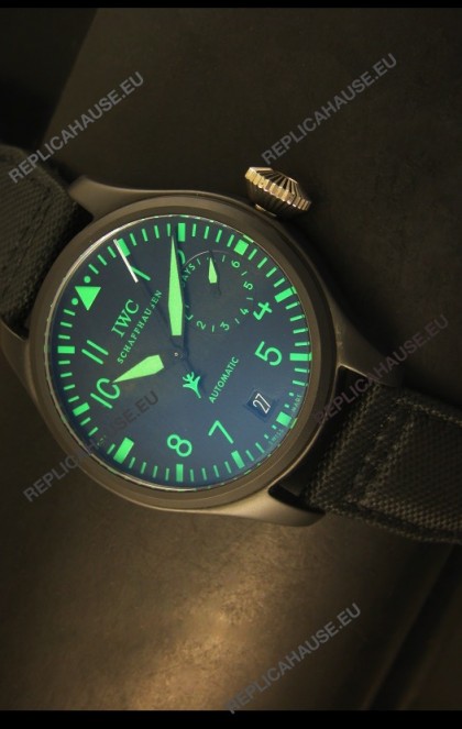 IWC Big Pilot Top Gun Ceramic Case Watch - 1:1 Mirror Replica
