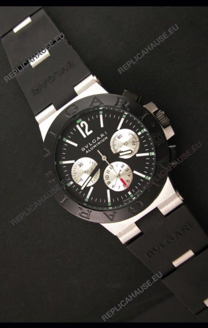 Bvlgari Diagono Titanium Japanese Automatic Replica Watch