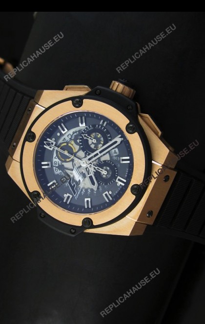 Hublot Big Bang King Power Formula 1 Swiss Watch in Pink Gold Case