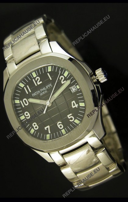 Patek Philippe 5167 Aquanaut Jumbo Swiss Replica Watch - 1:1 Mirror Replica Grey Dial