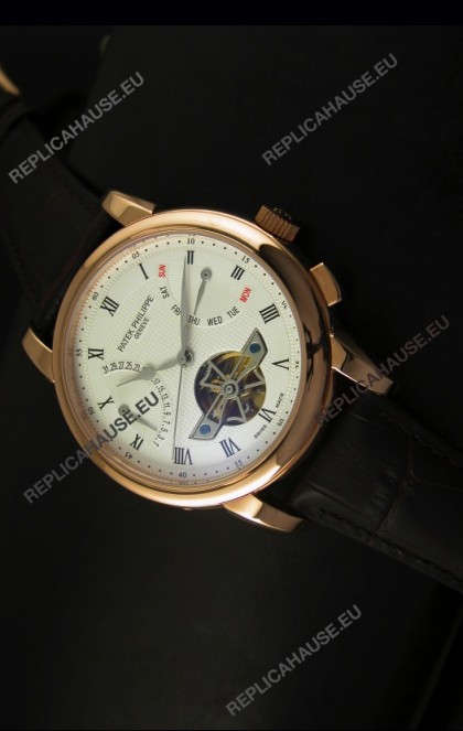 Patek Philippe Grand Complications Tourbillon Automatic Watch in Pink Gold