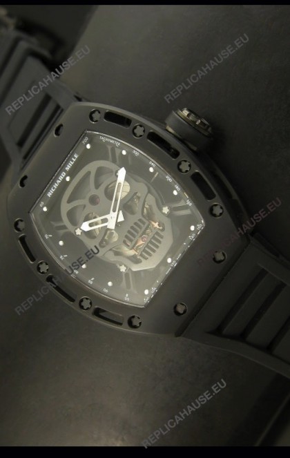 Richard Mille RM052 Skull Tourbillon Swiss Replica Watch in PVD Case