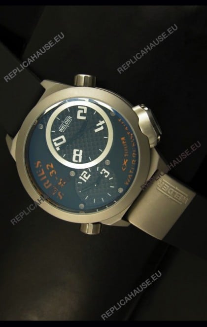 Welder K23 Duo Side Japanese Replica Watch in Stainless Steel Case