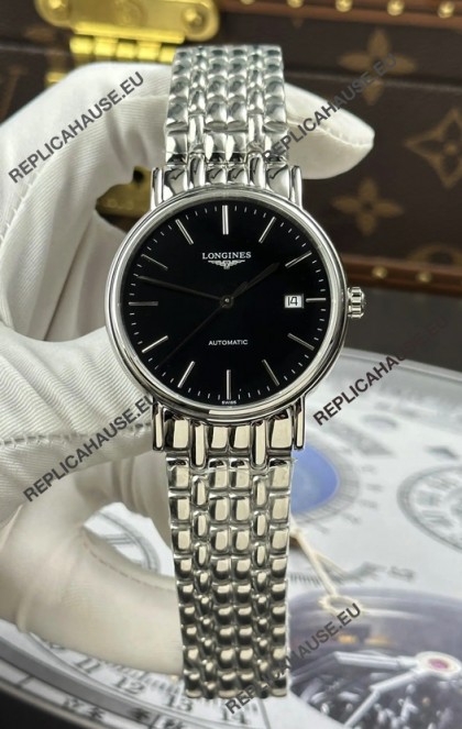 Longines Présence Automatic Black Dial 39MM Super Clone Watch 