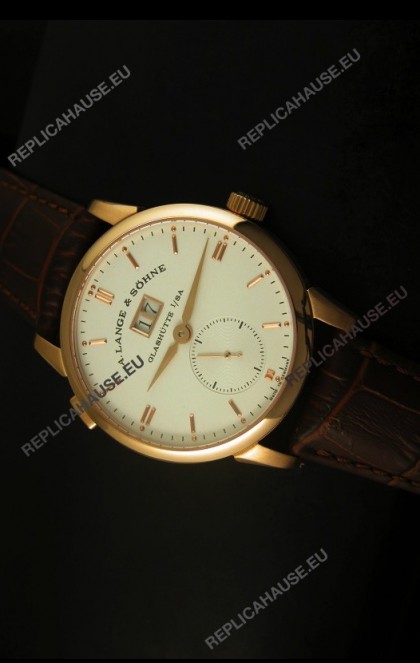 A.Lange & Sohne Reguliert Manual Handwind Watch in Pink Gold Case