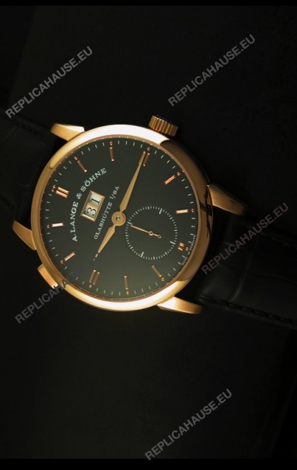 A.Lange & Sohne Reguliert Manual Handwind Watch in Pink Gold Case