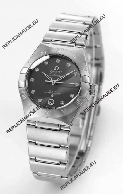 Omega Constellation 29MM Stainless Steel Grey Dial Automatic Super Clone Watch 