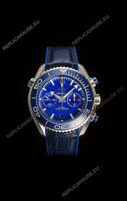 Omega Speedmaster Planet Ocean Blue Dial/Bezel Super Clone Watch 