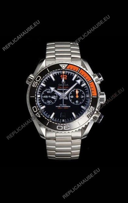 Omega Speedmaster Planet Ocean Black Dial Super Clone Watch 