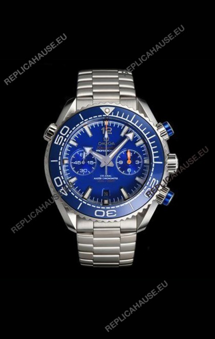 Omega Speedmaster Planet Ocean Blue Dial Super Clone Watch 