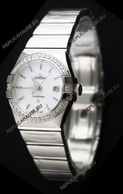 Omega Constellation Ladies Swiss Automatic Watch - 1:1 Mirror Replica 
