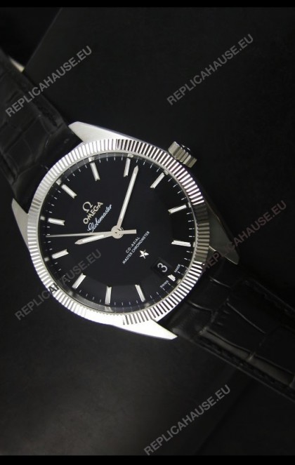Omega Globemaster Co-Axial Swiss Black Dial Stainless Steel - 1:1 Mirror Replica Watch