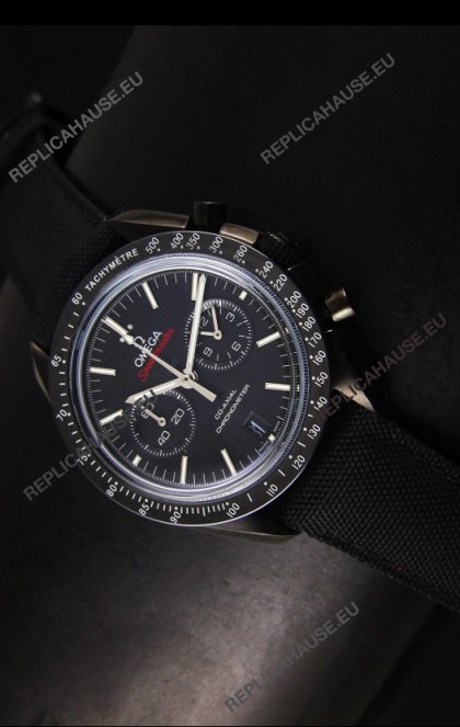 Omega Speedmaster Moon Watch Co-Axial Japanese Replica Watch Black Case Watch