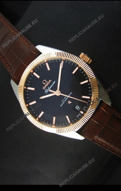 Omega Globemaster Co-Axial Two Tone Case Swiss Watch - 1:1 Mirror Replica Watch
