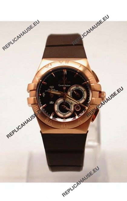Omega Constellation Ladies Chronograph Replica Watch - 35MM