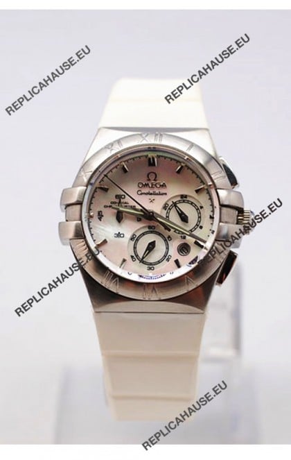 Omega Constellation Ladies Chronograph Replica Watch - 35MM