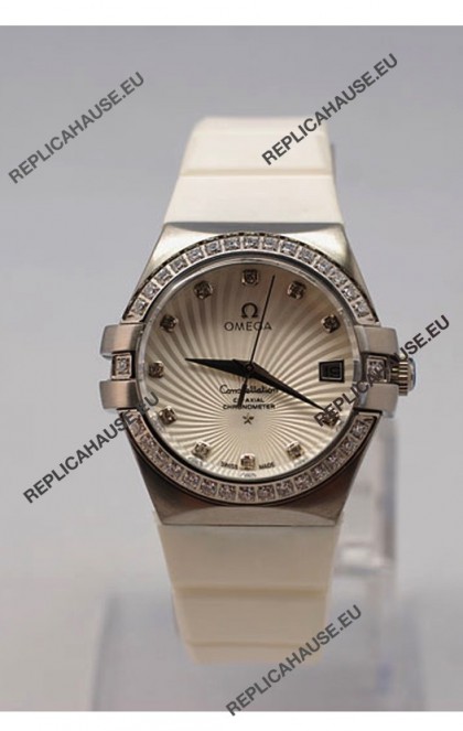 Omega Constellation Ladies Replica Watch - Steel Case - 35MM