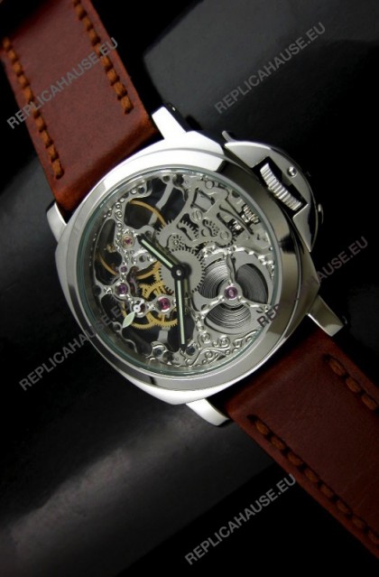 Panerai Luminor Marina Skeleton Dial Swiss Watch