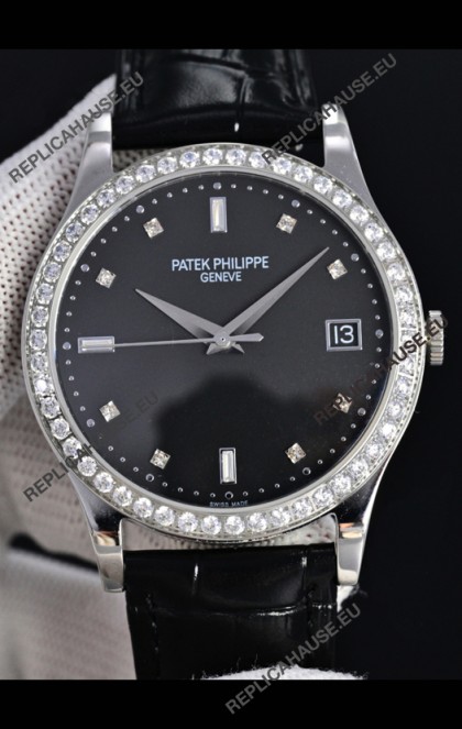 Patek Philippe Calatrava 5298 Round Diamonds Super Clone Watch 