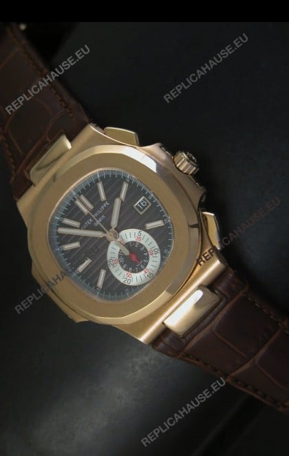 Patek Philippe Nautilus 5980 Black Dial - 1:1 Ultimate Mirror Replica