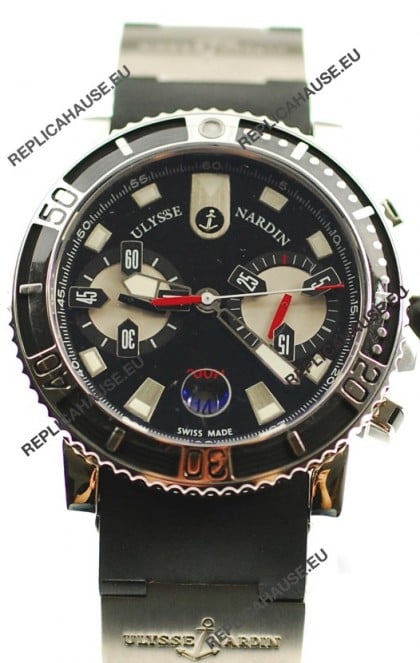 Ulysse Nardin Maxi Marine Diver Chronograph Swiss Replica Watch 