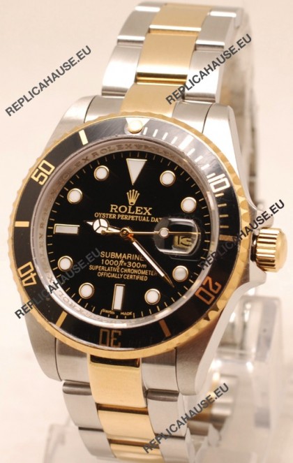 Rolex Submariner Two Tone Japanese Replica Watch