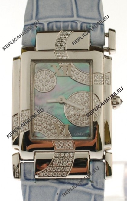 Patek Philippe Twenty Four Swiss Replica Watch in Pearl Dial