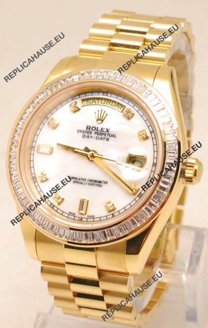 Rolex Day Date II Gold Japanese Replica Watch