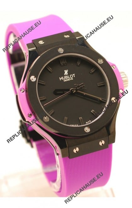 Hublot Big Bang Fusion Purple Swiss 40MM Quartz Watch