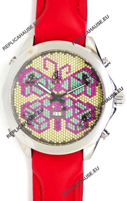 Jacob & Co. The Five Time Zone Butterfly Swiss Replica Watch
