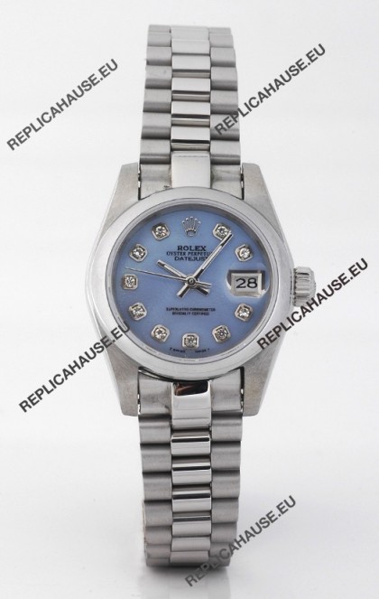 Rolex DateJust Silver-Lady's Replica Watch