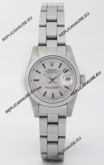 Rolex DateJust Silver-Lady's Replica Watch