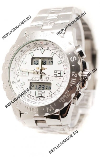 Breitling Chronograph Chronometre Replica Steel Watch 