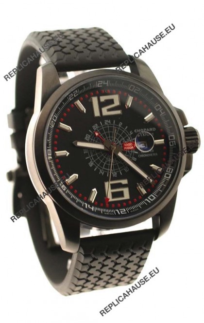 Chopard 1000 Miglia GT XL GMT Japanese Replica PVD Watch
