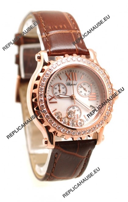 Chopard Happy Sport Ladies Swiss Replica Watch