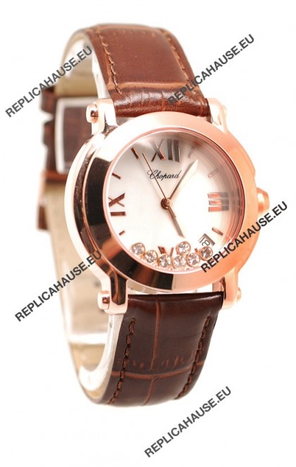 Chopard Happy Sport Swiss Ladies Watch in White Dial