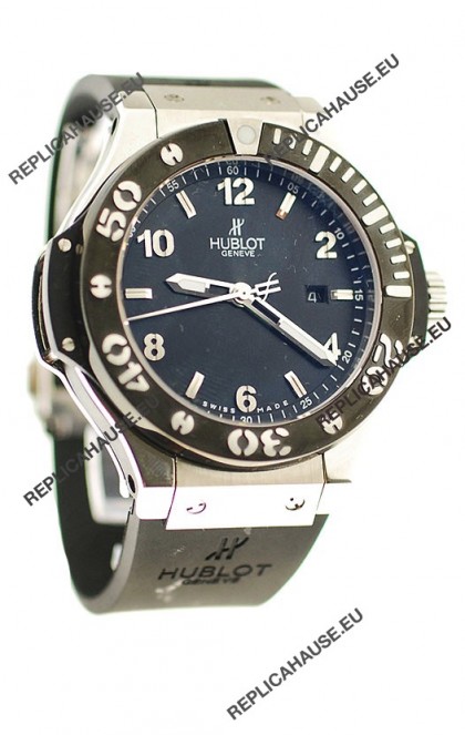 Hublot Big Bang King Swiss Replica Watch in Black PVD Bezel