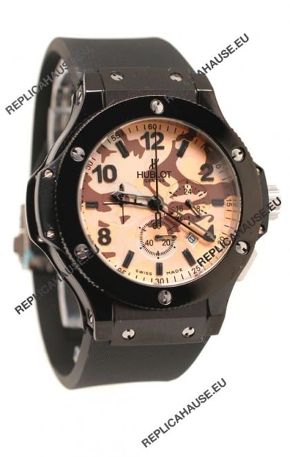 Hublot Big Bang Commando Beige Camouflage Japanese Watch