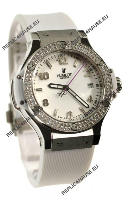 Hublot Big Bang All White 40MM Swiss Replica Watch