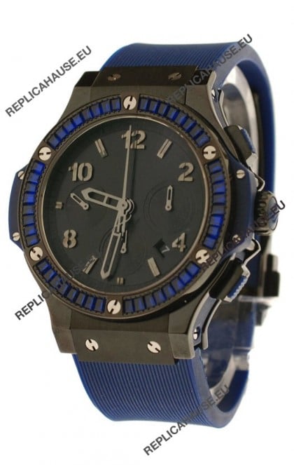 Hublot Big Bang Dark Blue Tutti Fruitti Swiss Replica Watch